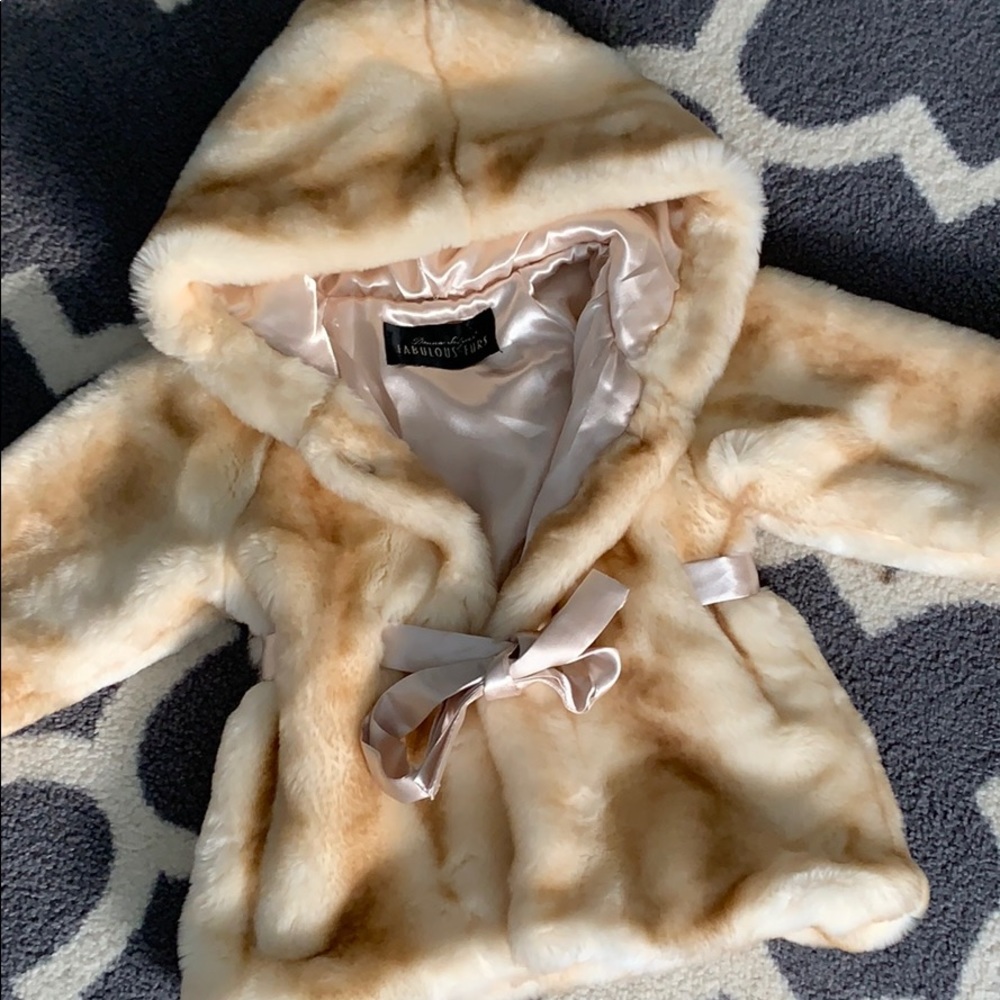 Faux fur coat